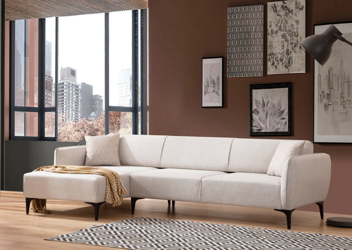 Atelier Del Sofa Belissimo Left - Off White Atelier Del Sofa Belissimo Left - Off White
